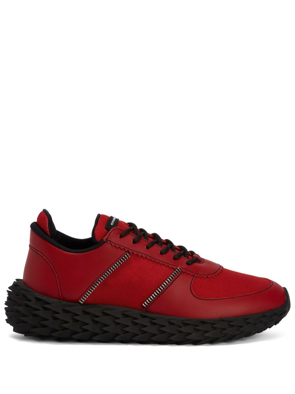 Giuseppe Zanotti Urchin panelled sneakers - Red von Giuseppe Zanotti