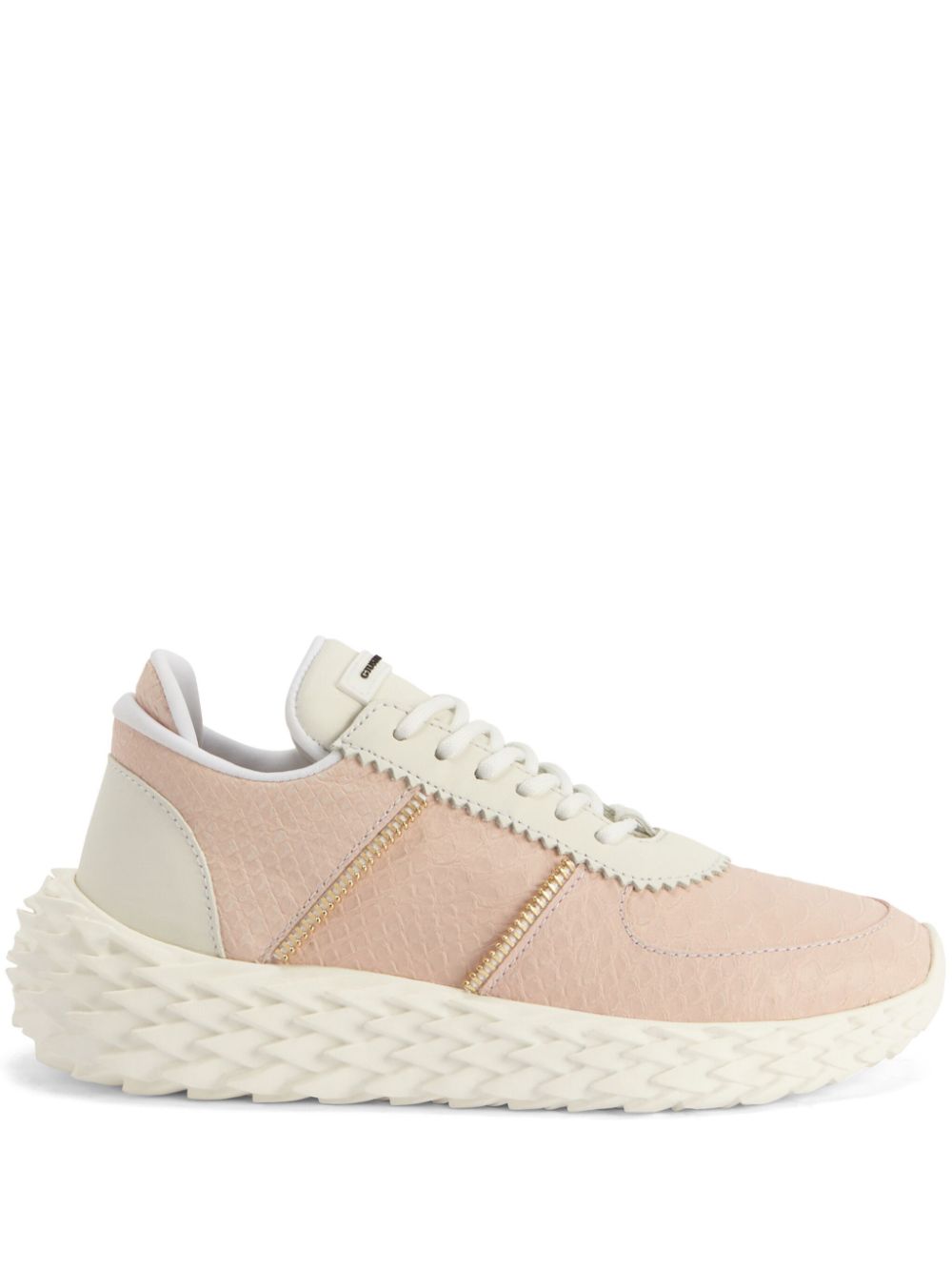 Giuseppe Zanotti Urchin textured-finish sneakers - Pink von Giuseppe Zanotti