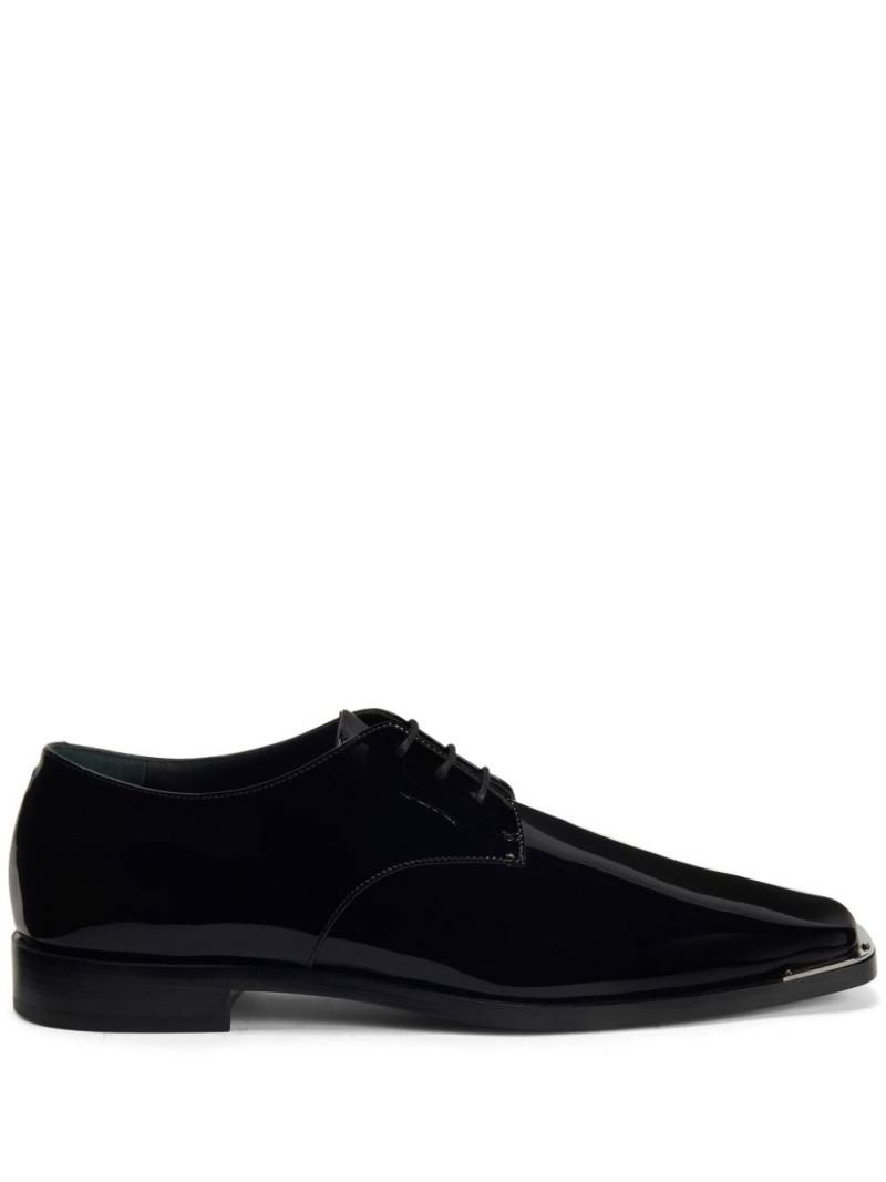 Giuseppe Zanotti Westport patent-leather lace-up shoes - Black von Giuseppe Zanotti