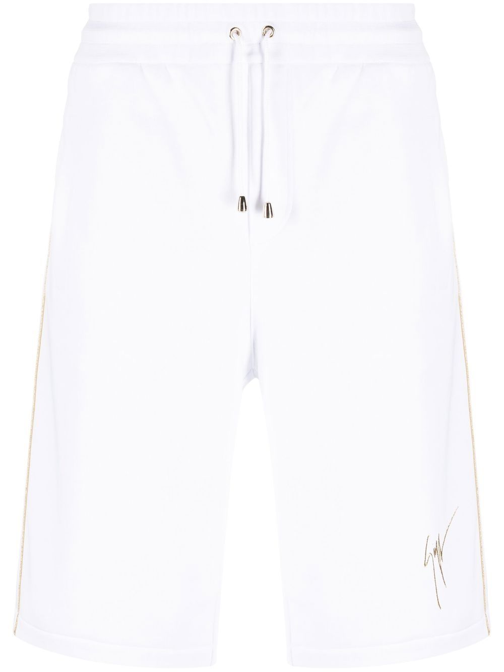 Giuseppe Zanotti embroidered-detail track shorts - White von Giuseppe Zanotti