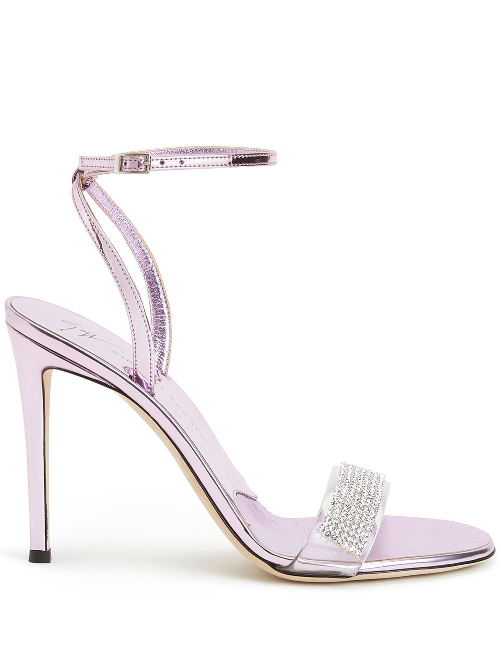 Giuseppe Zanotti gem-detail high-heeled sandals - Pink von Giuseppe Zanotti