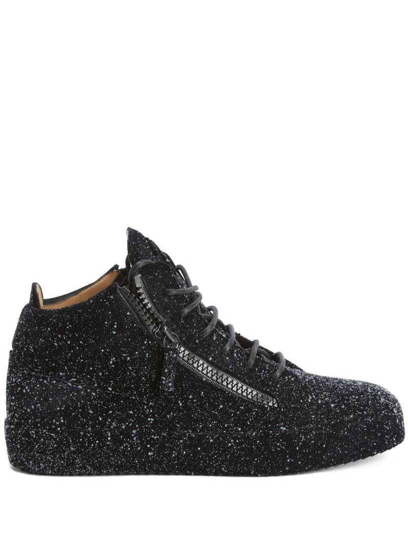 Giuseppe Zanotti glitter-embellished sneakers - Black von Giuseppe Zanotti