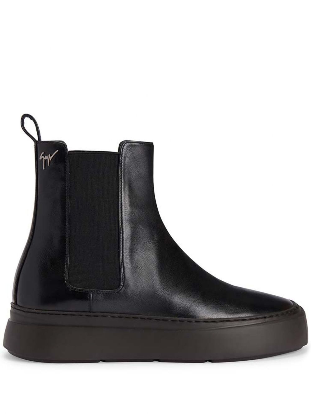 Giuseppe Zanotti leather ankle boots - Black von Giuseppe Zanotti