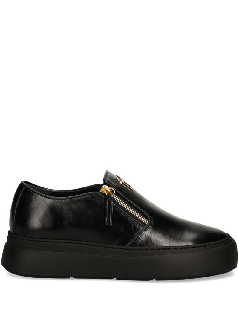 Giuseppe Zanotti logo-plaque sneakers - Black von Giuseppe Zanotti