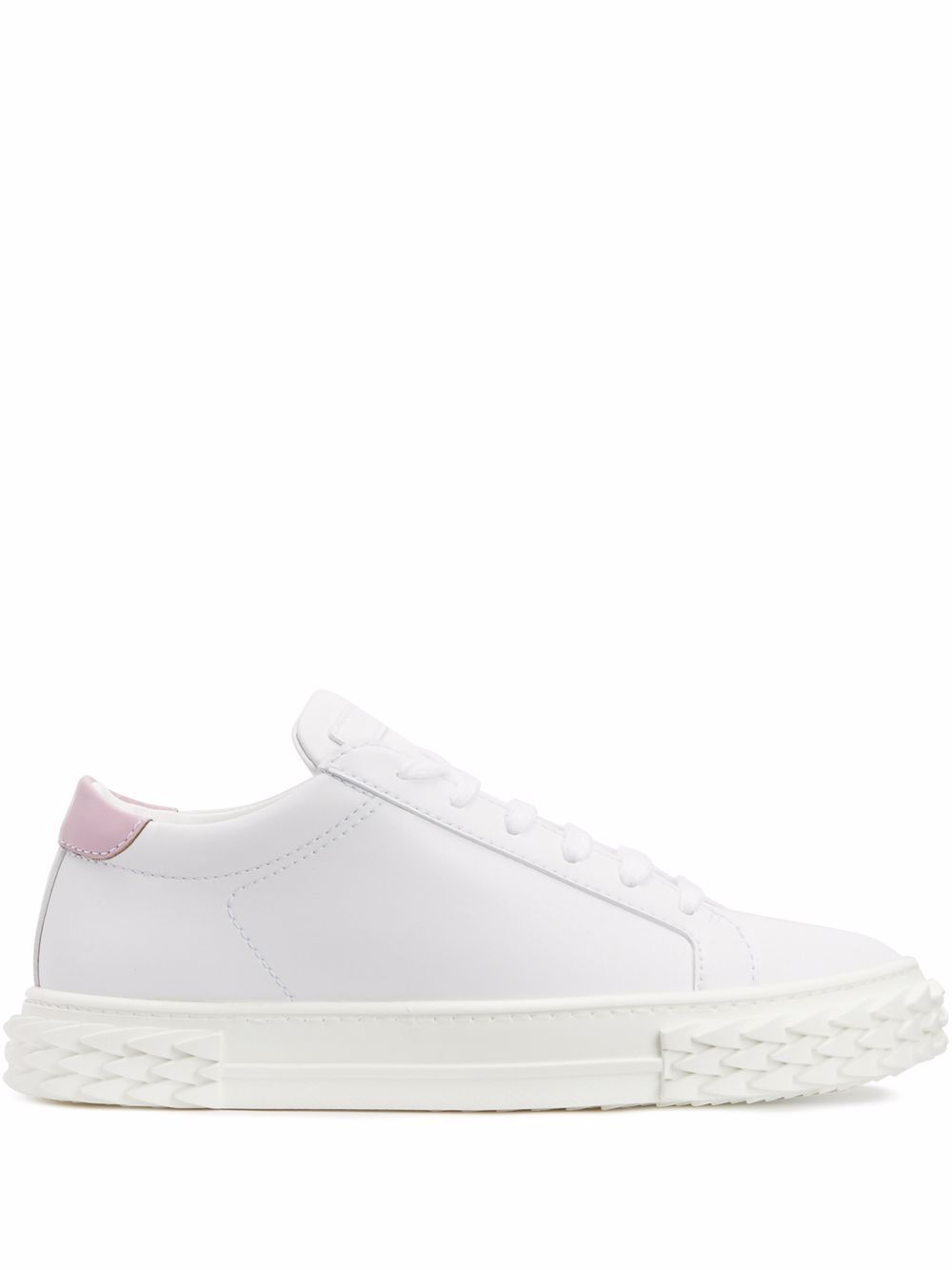 Giuseppe Zanotti low-top lace-up sneakers - White von Giuseppe Zanotti