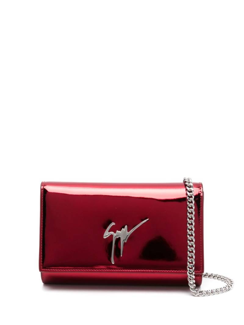 Giuseppe Zanotti mini Cleopatra clutch bag - Red von Giuseppe Zanotti