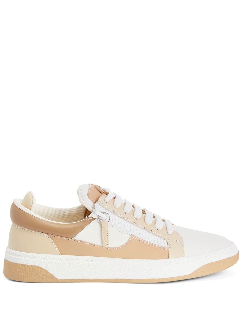 Giuseppe Zanotti panelled low-top sneakers - White von Giuseppe Zanotti