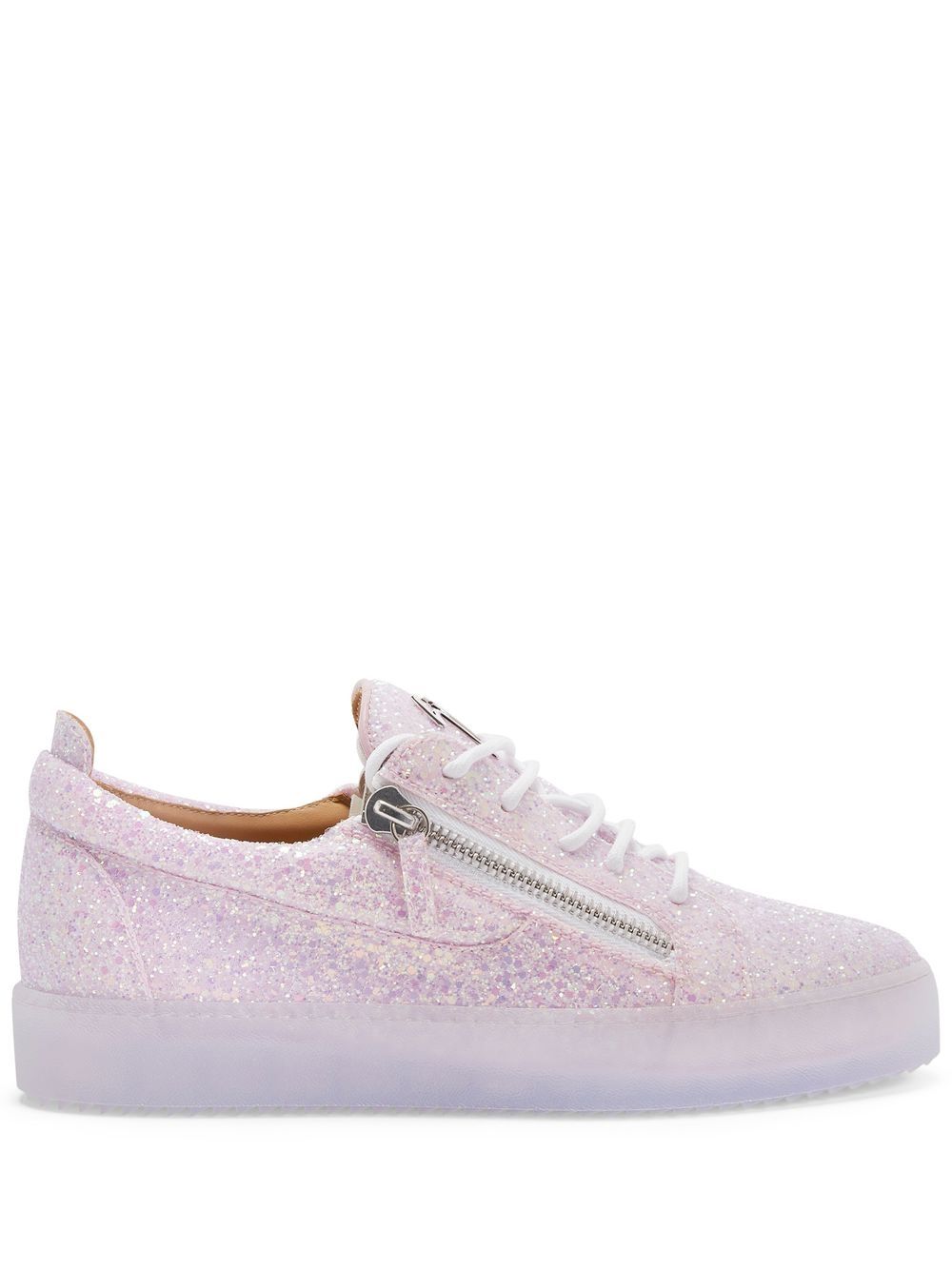 Giuseppe Zanotti sequin-embellished low-top sneakers - Pink von Giuseppe Zanotti