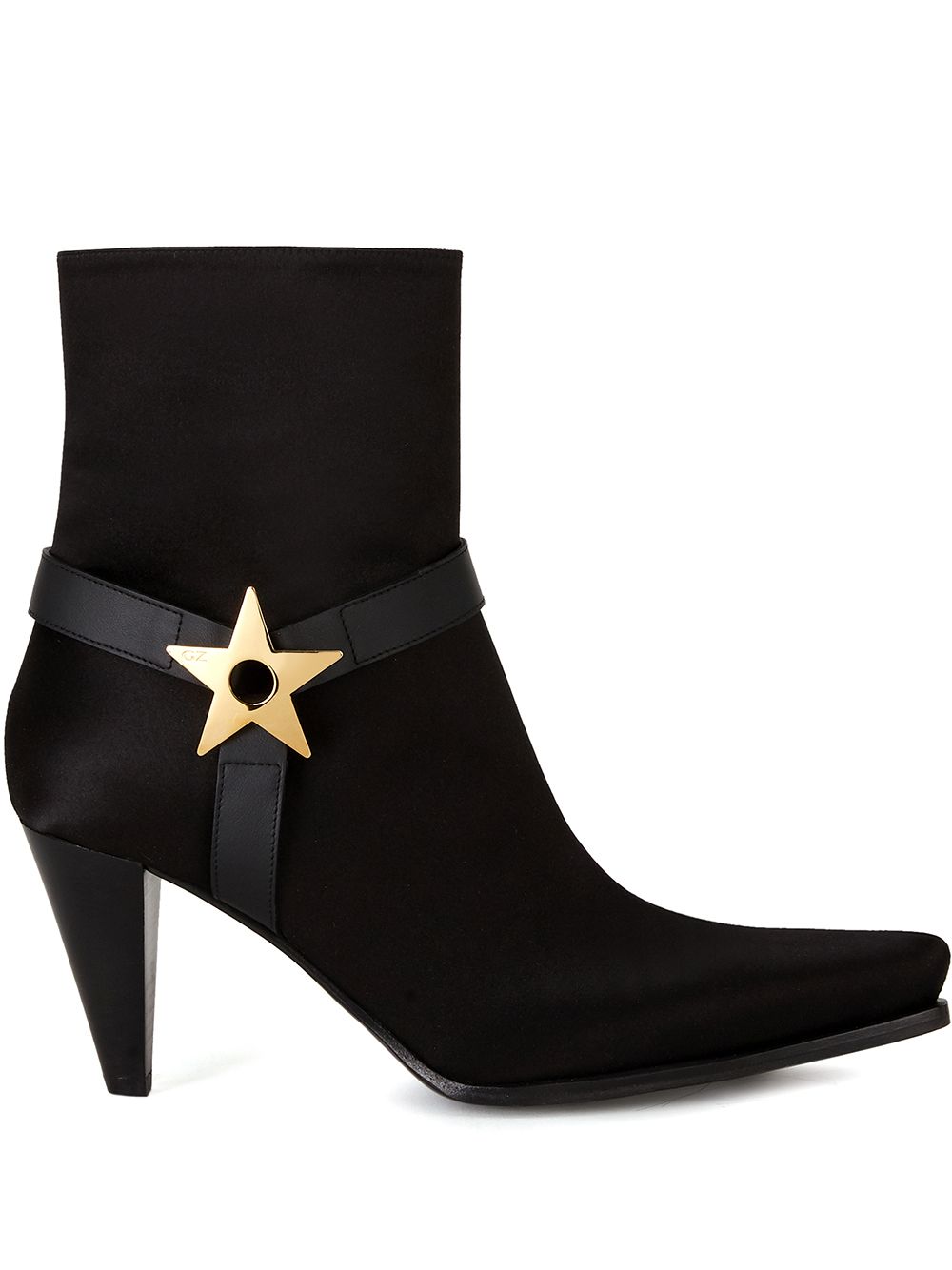 Giuseppe Zanotti star plaque boots - Black von Giuseppe Zanotti