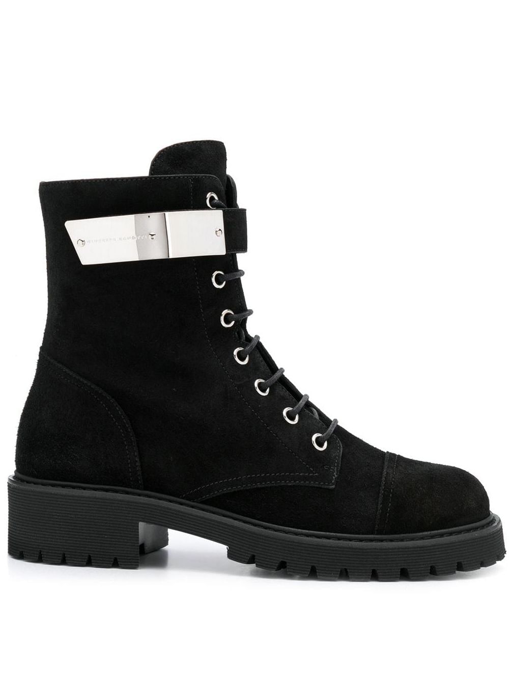 Giuseppe Zanotti suede lace-up boots - Black von Giuseppe Zanotti