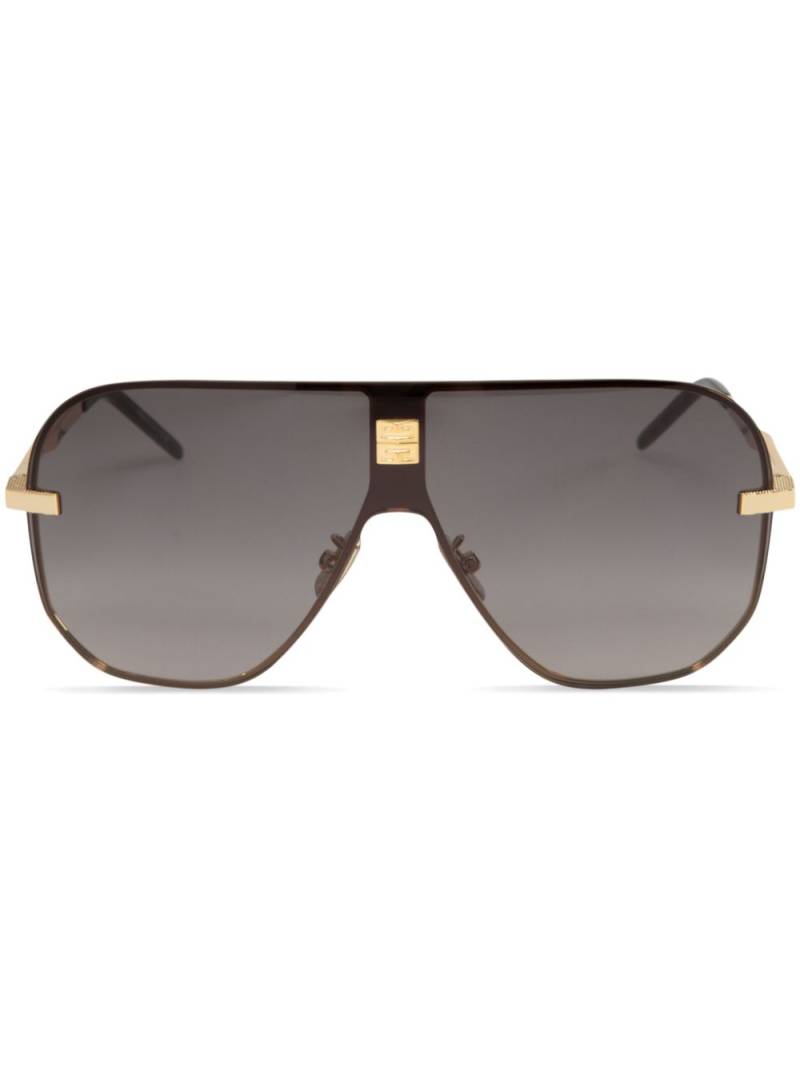 Givenchy Eyewear 4GEM pilot-frame sunglasses - Gold von Givenchy Eyewear