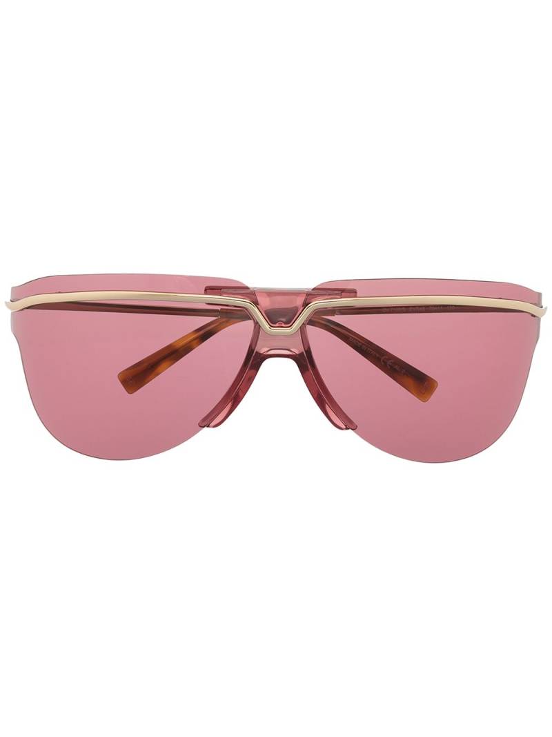 Givenchy Eyewear pilot frame sunglasses - Gold von Givenchy Eyewear