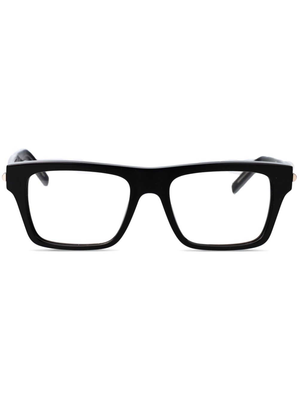 Givenchy Eyewear logo-engraved glasses - Black von Givenchy Eyewear