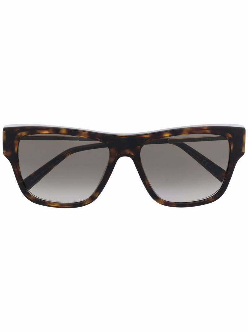 Givenchy Eyewear tortoiseshell square-frame sunglasses - Brown von Givenchy Eyewear