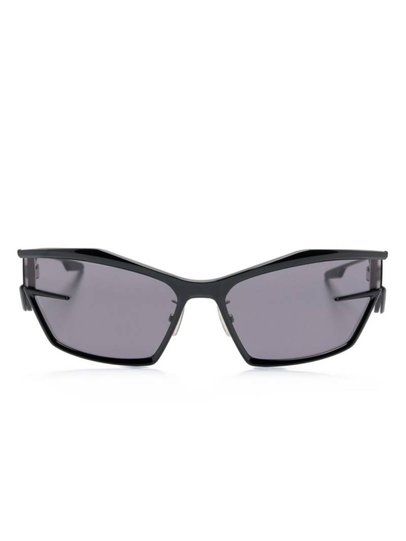 Givenchy Eyewear wraparound-frame sunglasses - Black von Givenchy Eyewear