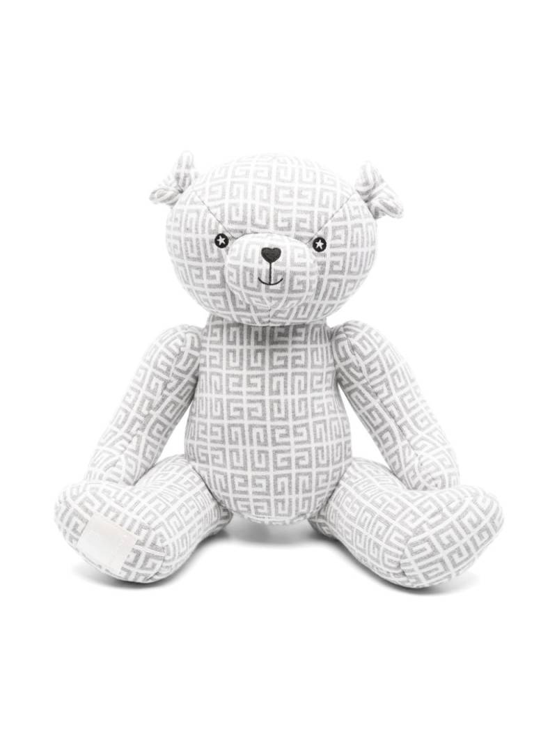 Givenchy Kids 4G bear stuffed toy - Grey von Givenchy Kids