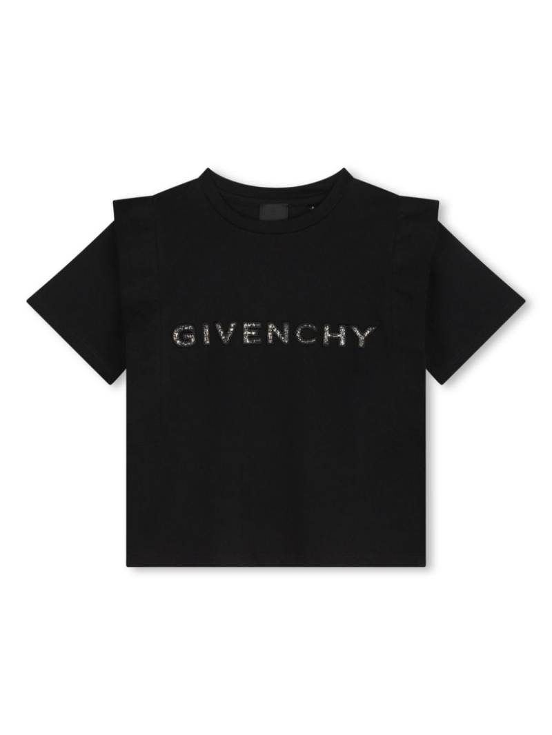 Givenchy Kids 4G-embellished cotton T-shirt - Black von Givenchy Kids