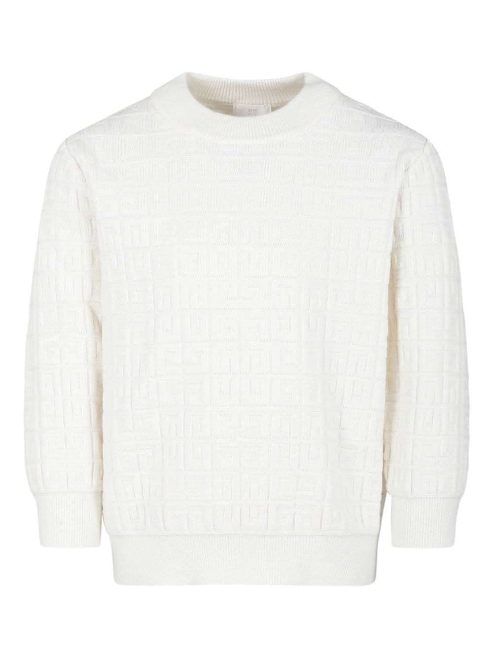 Givenchy Kids 4G-embossed jumper - White von Givenchy Kids