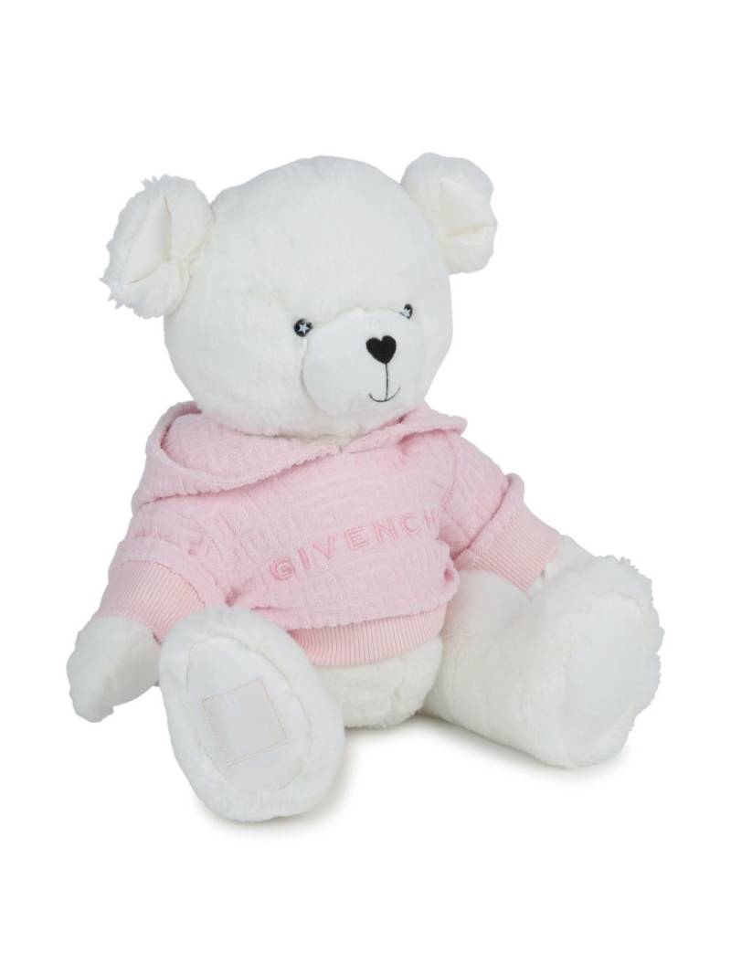 Givenchy Kids 4G-hoodie bear soft toy - White von Givenchy Kids