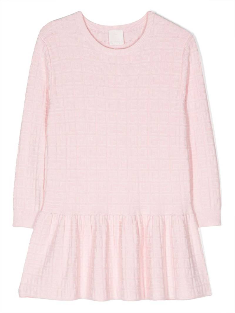 Givenchy Kids 4G knitted dress - Pink von Givenchy Kids