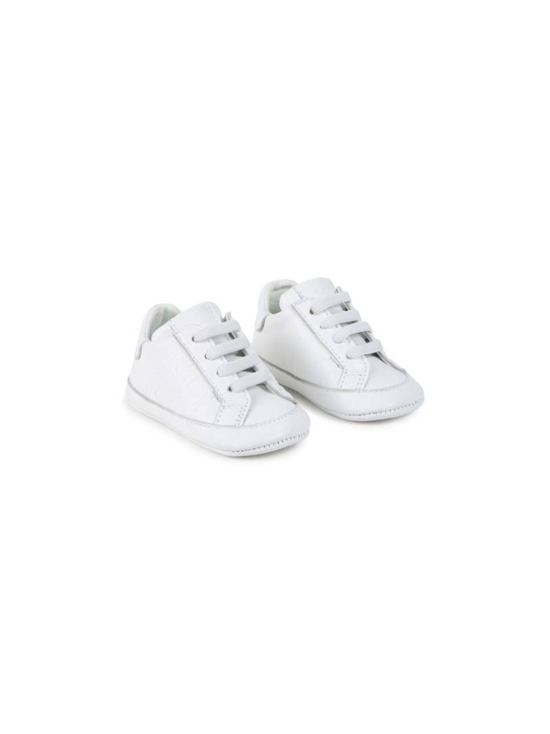 Givenchy Kids 4G leather pre-walkers - White von Givenchy Kids