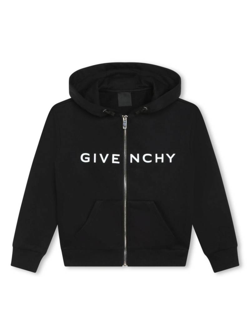 Givenchy Kids 4G logo-print hoodie - Black von Givenchy Kids