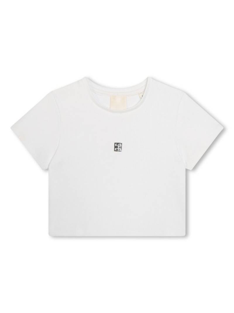 Givenchy Kids 4G-logo round-neck T-shirt - White von Givenchy Kids