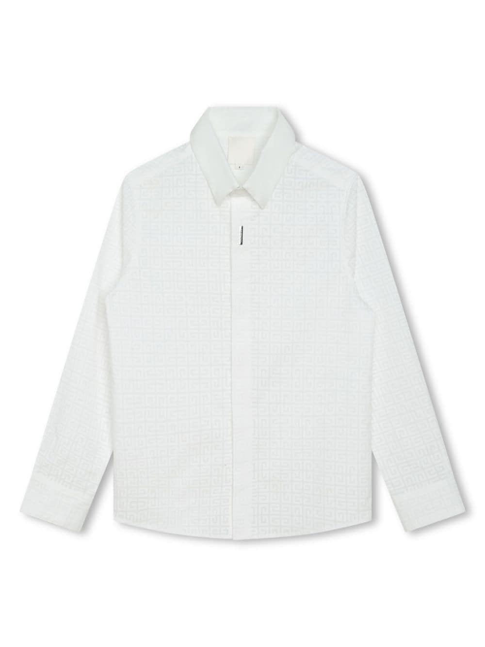 Givenchy Kids 4G-motif cotton shirt - White von Givenchy Kids