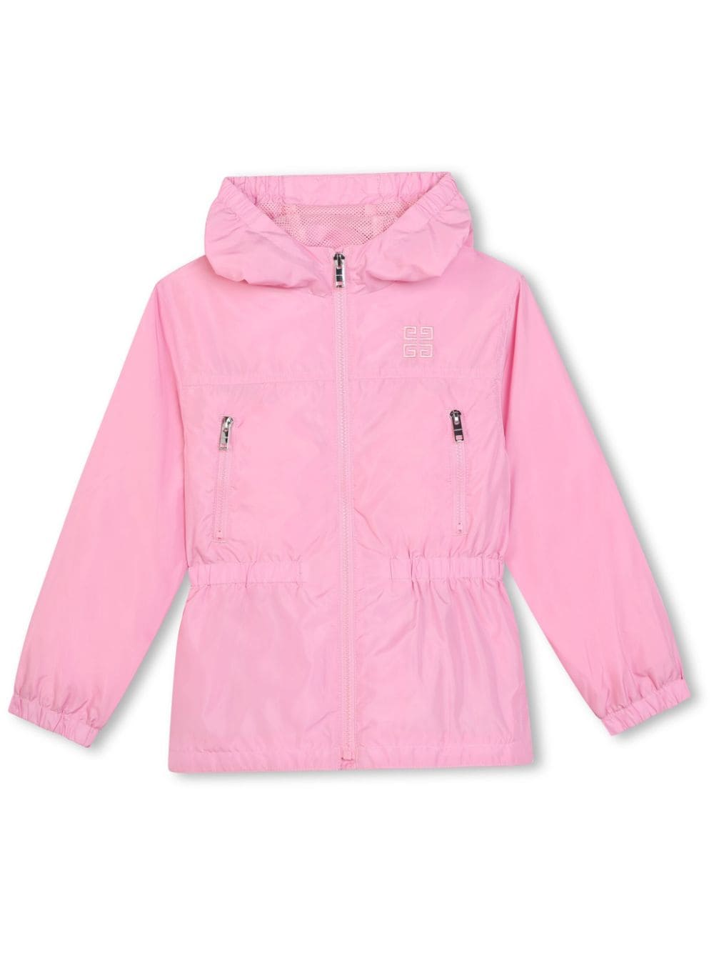 Givenchy Kids 4G-motif hooded windbreaker - Pink von Givenchy Kids