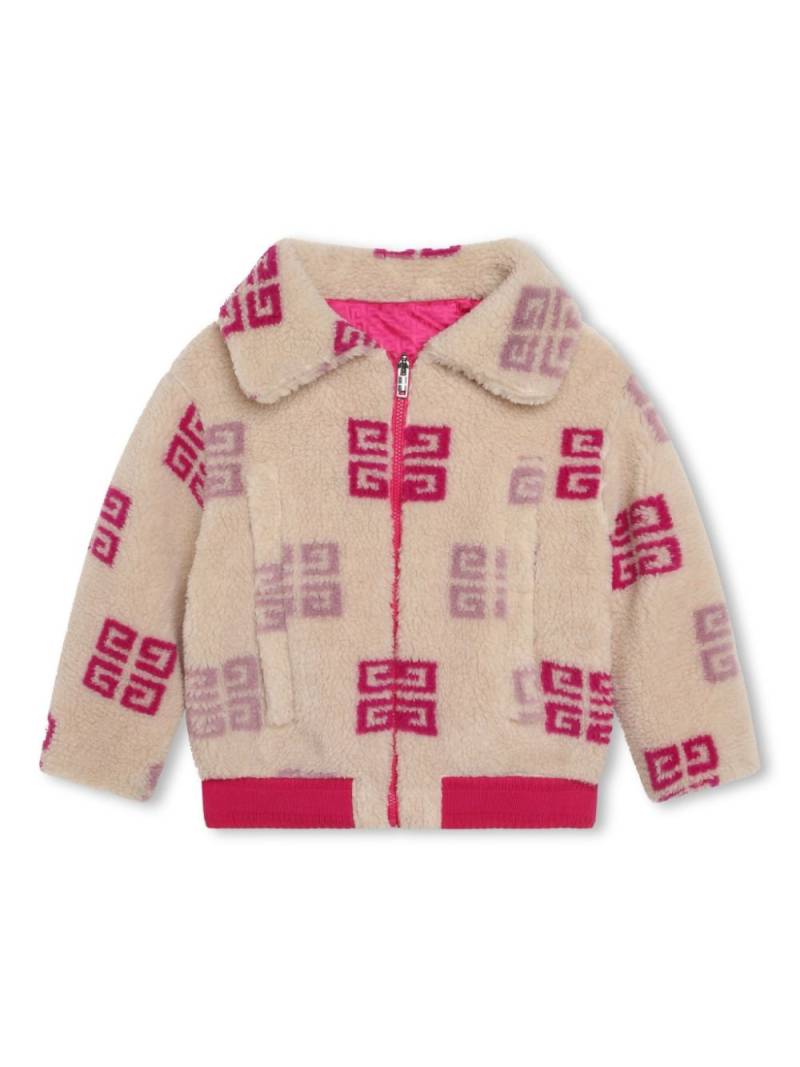 Givenchy Kids 4G-motif reversible jacket - Pink von Givenchy Kids