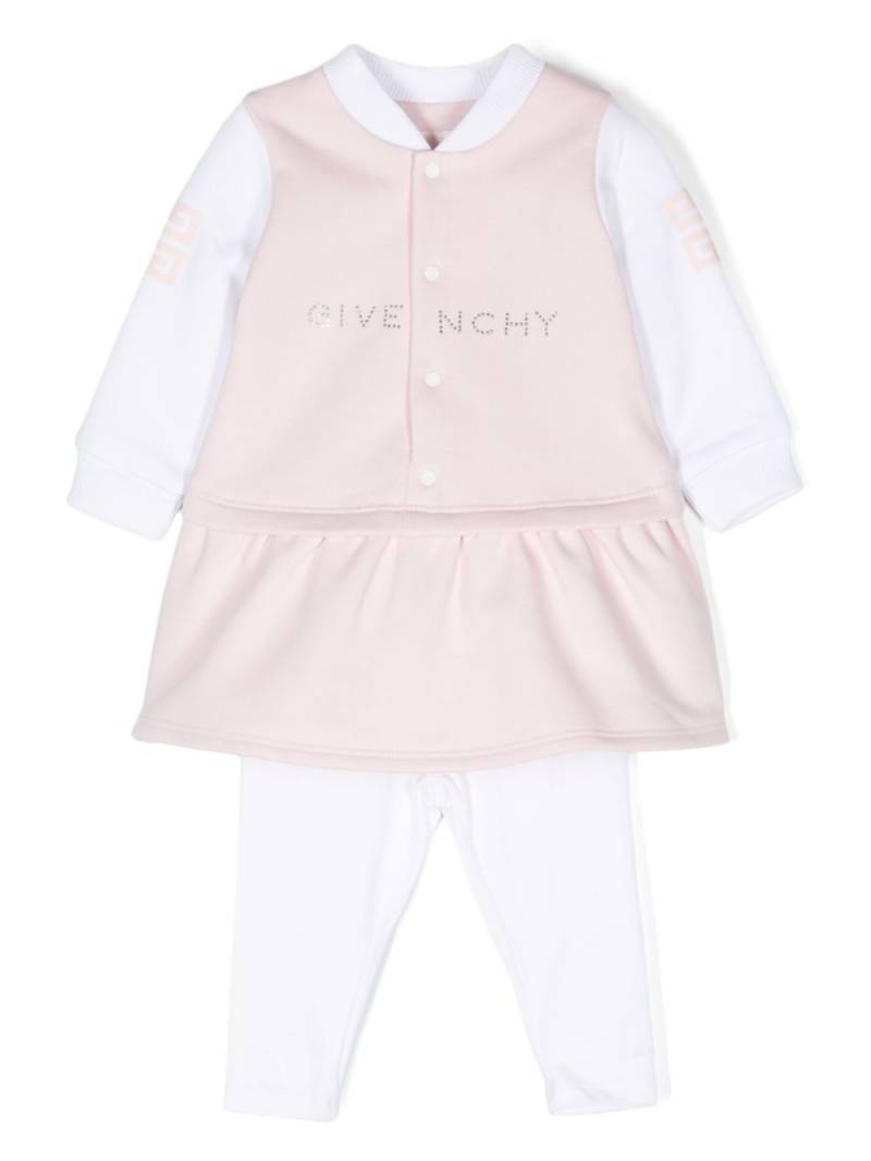 Givenchy Kids 4G-motif trousers set - Pink von Givenchy Kids