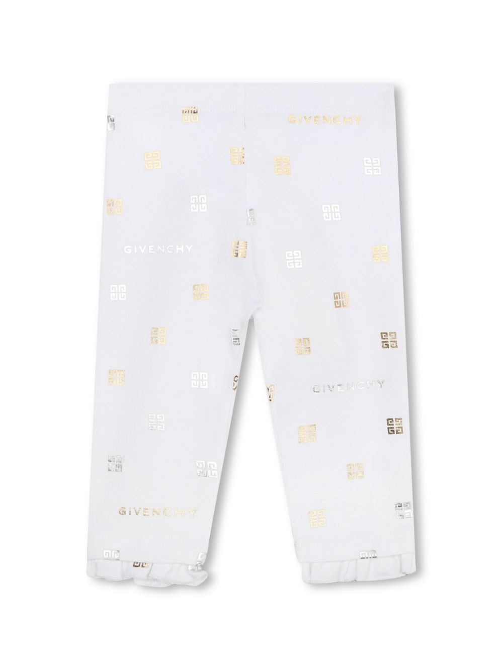 Givenchy Kids 4G-print elasticated leggings - White von Givenchy Kids