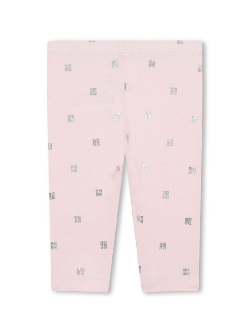 Givenchy Kids 4G-print stretch-cotton trousers - Pink von Givenchy Kids