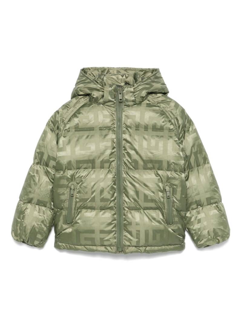 Givenchy Kids 4G puffer jacket - Green von Givenchy Kids