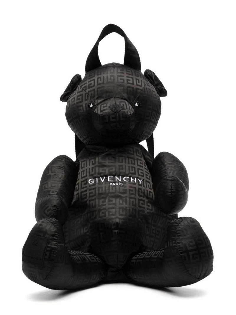 Givenchy Kids 4G teddy backpack - Black von Givenchy Kids