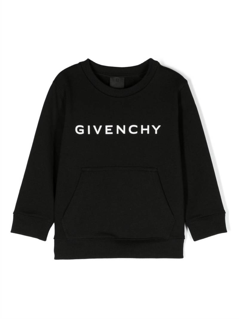 Givenchy Kids Disney- motif logo sweatshirt - Black von Givenchy Kids