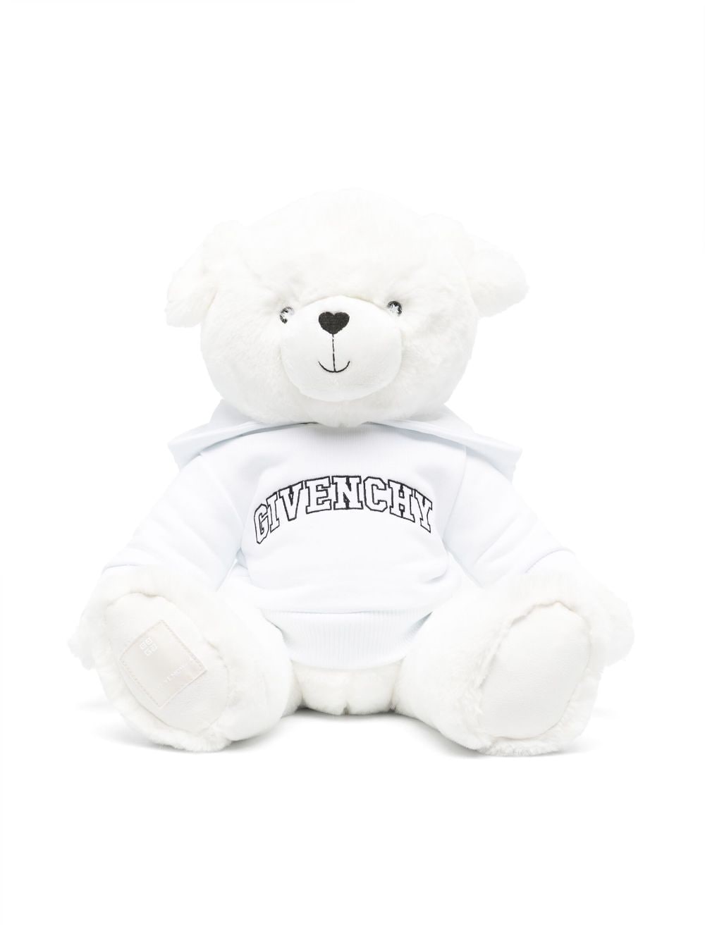 Givenchy Kids logo-print plush bear toy - White von Givenchy Kids