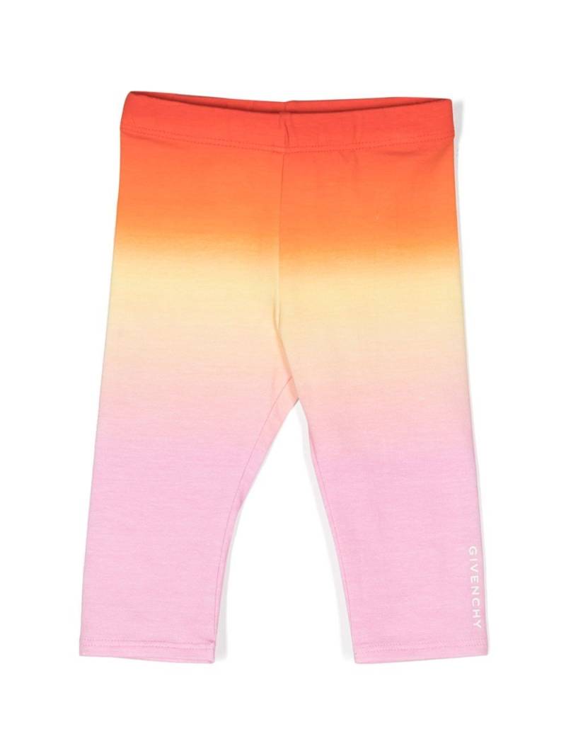 Givenchy Kids gradient-effect leggings - Pink von Givenchy Kids