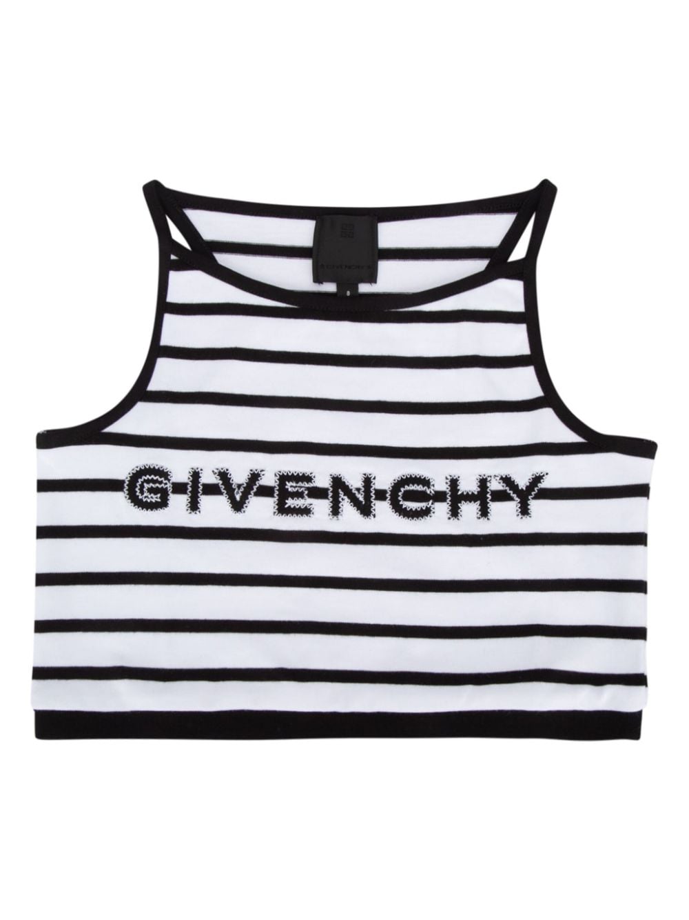 Givenchy Kids horizontal-stripe top - Black von Givenchy Kids