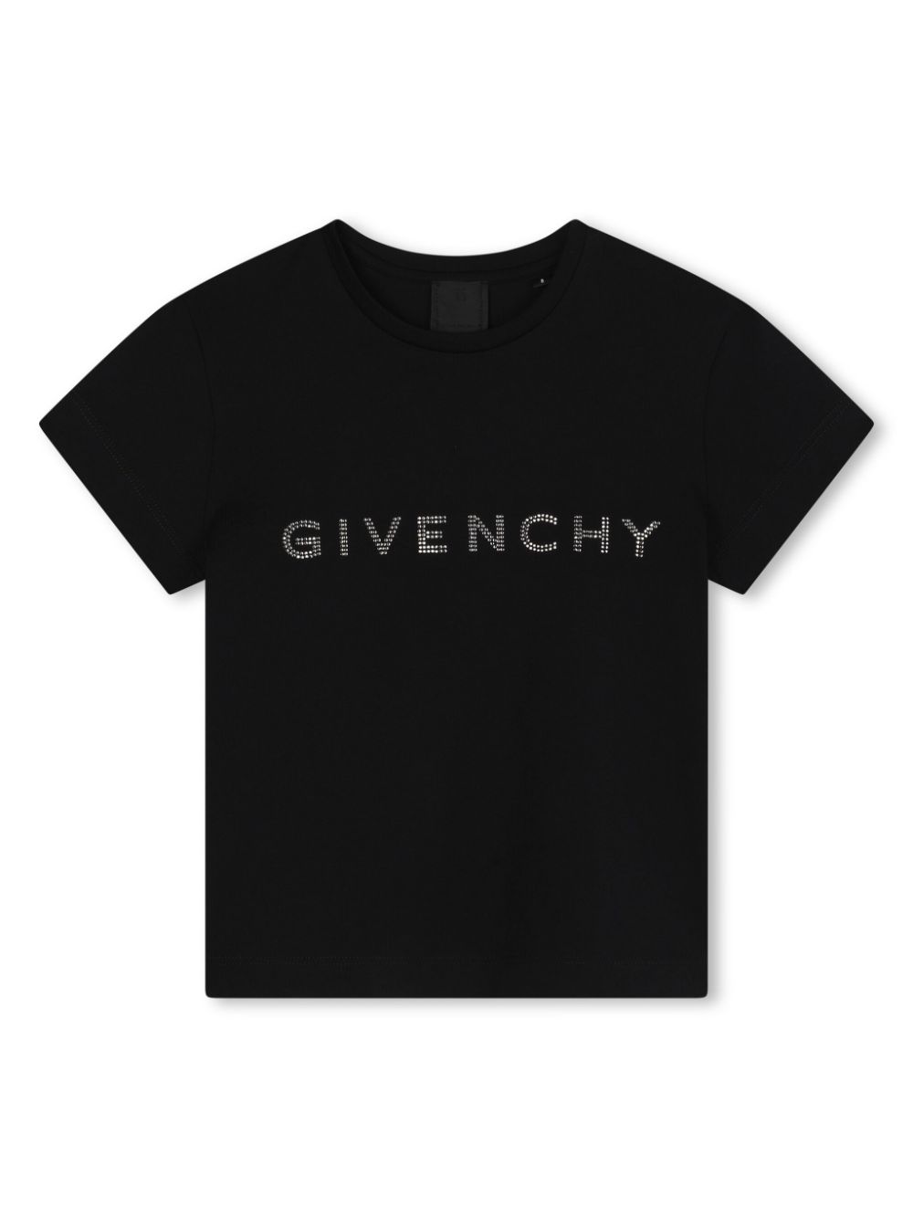 Givenchy Kids logo-appliqué organic-cotton T-shirt - Black von Givenchy Kids