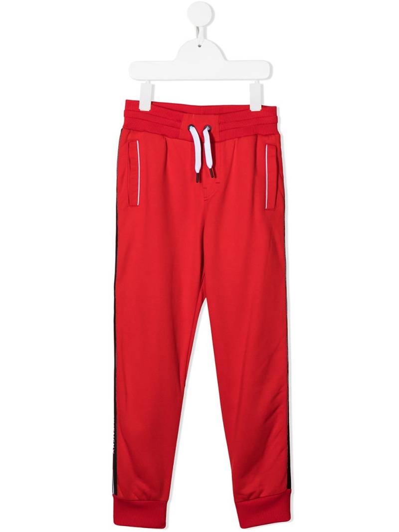 Givenchy Kids logo drawstring tracksuit bottoms - Red von Givenchy Kids