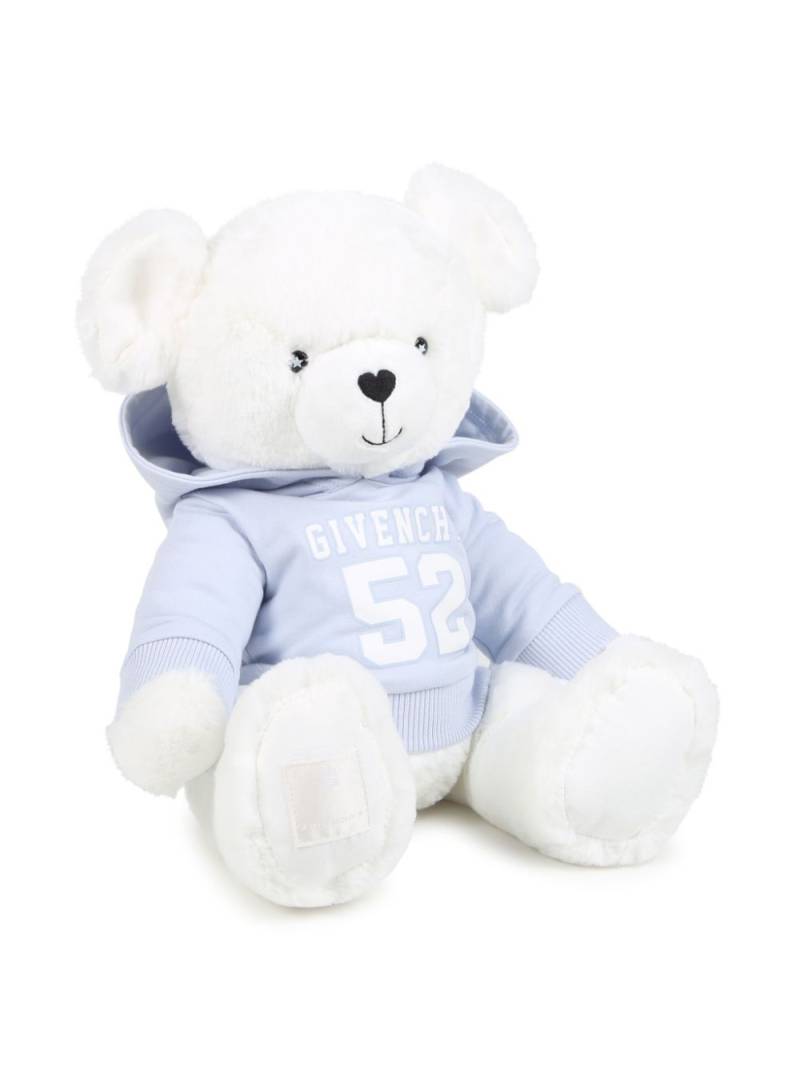 Givenchy Kids logo-hoodie bear soft toy - White von Givenchy Kids