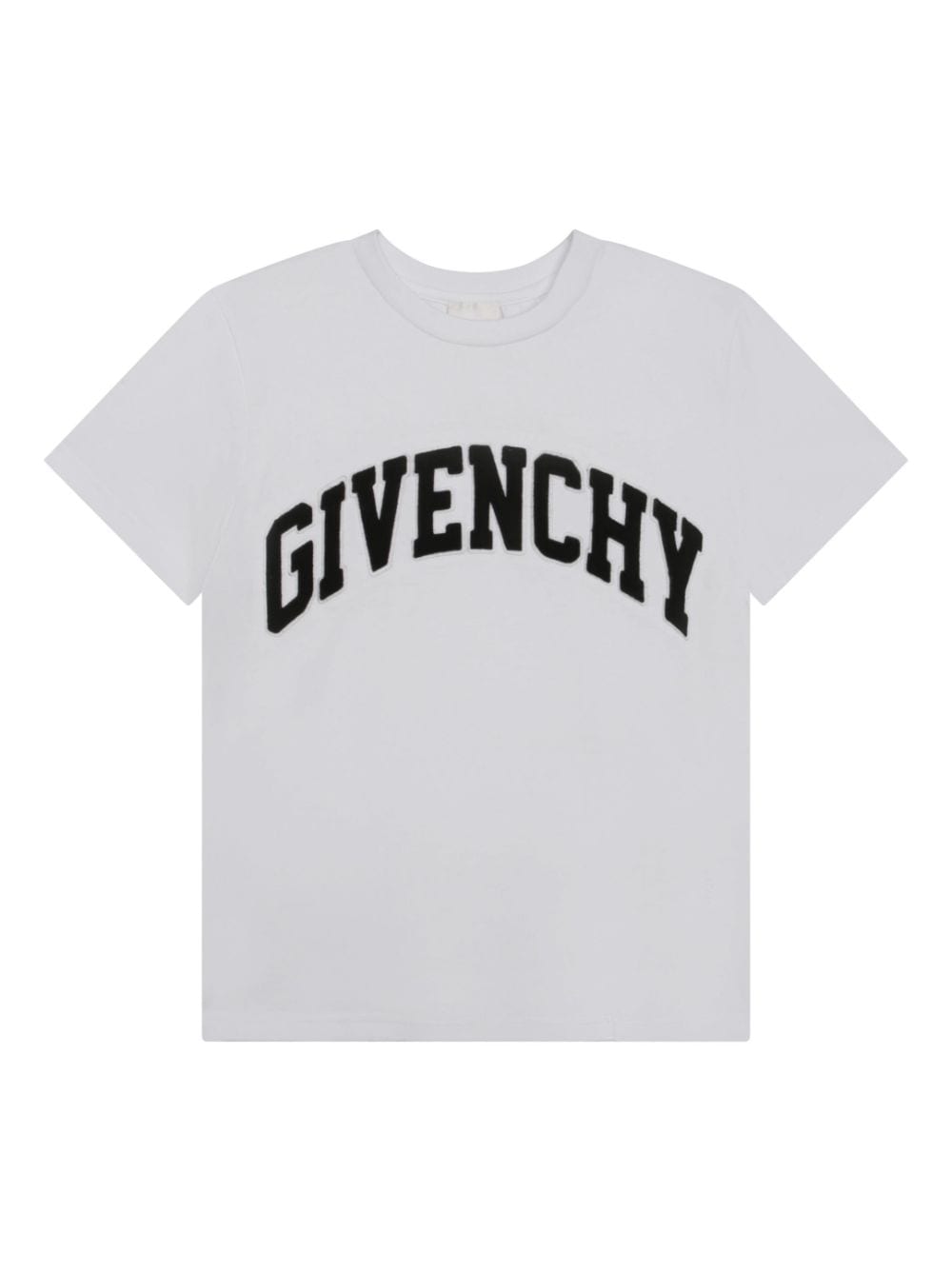 Givenchy Kids logo-patch short-sleeve T-shirt - White von Givenchy Kids
