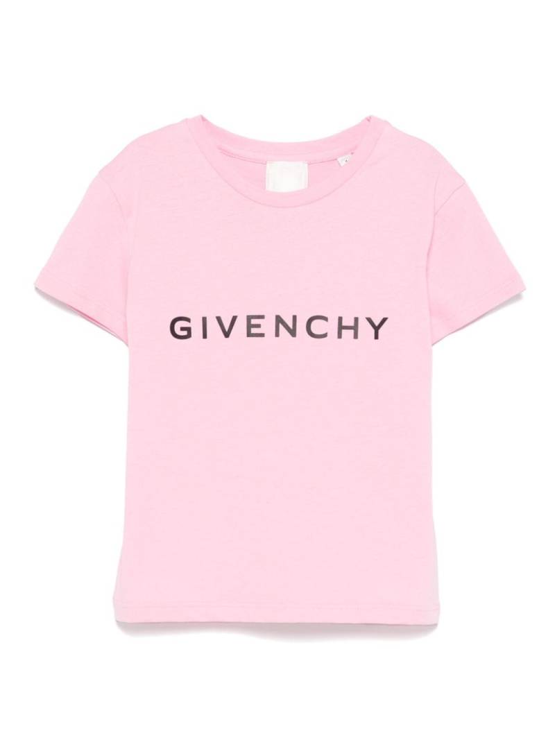 Givenchy Kids logo-print T-shirt - Pink von Givenchy Kids