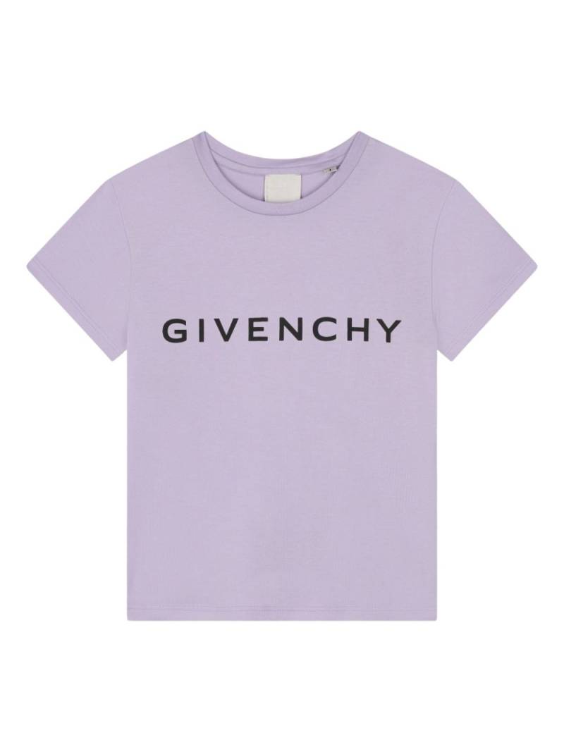 Givenchy Kids logo-print T-shirt - Purple von Givenchy Kids