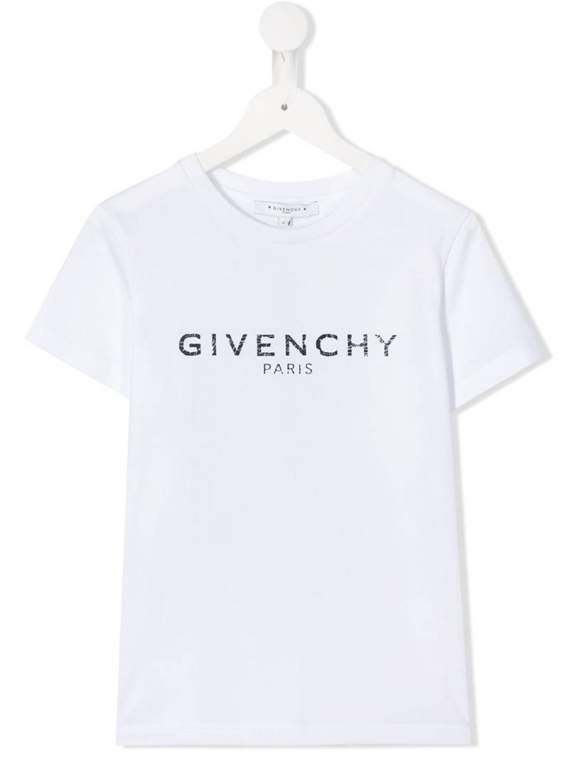 Givenchy Kids logo print T-shirt - White von Givenchy Kids