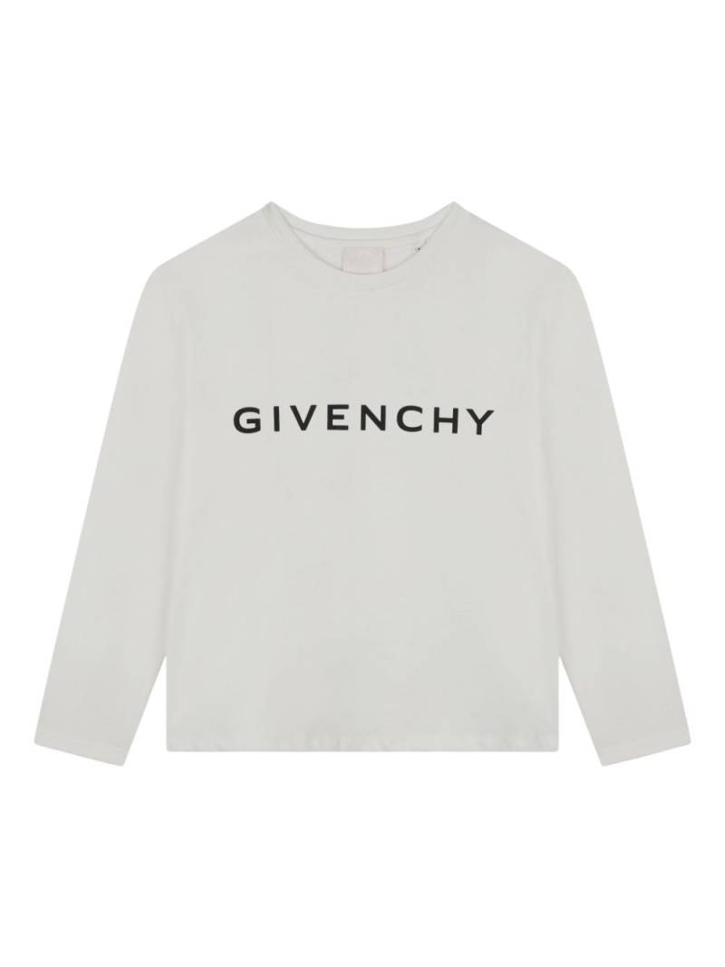 Givenchy Kids logo-print T-shirt - White von Givenchy Kids