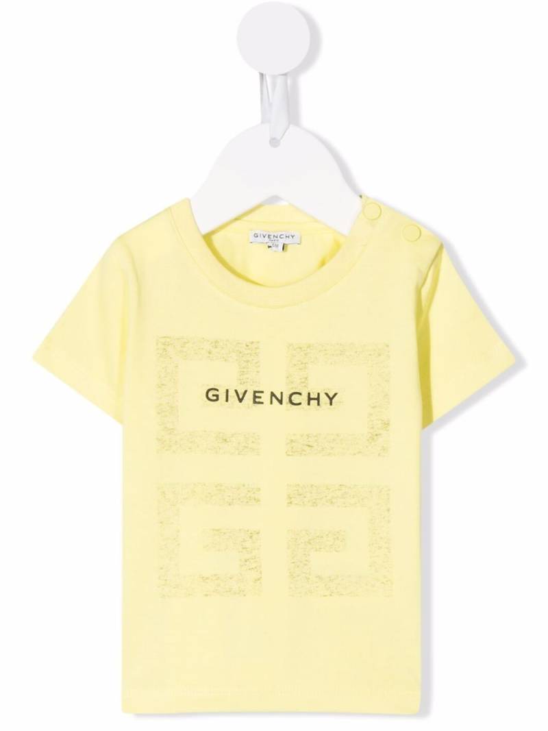 Givenchy Kids logo-print T-shirt - Yellow von Givenchy Kids