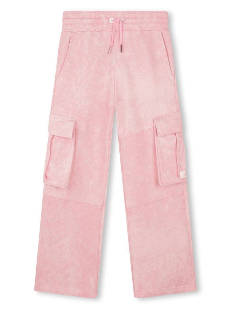 Givenchy Kids logo-print cargo pants - Pink von Givenchy Kids