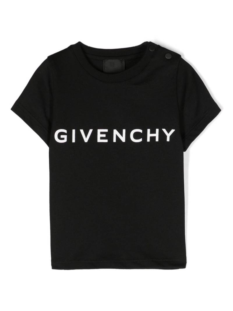 Givenchy Kids logo-print cotton T-shirt - Black von Givenchy Kids